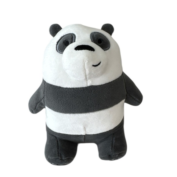 toy factory Other - Toy Factory Cartoon Network We Bare Bears Panda Plush Grey White Lovey Stuffie